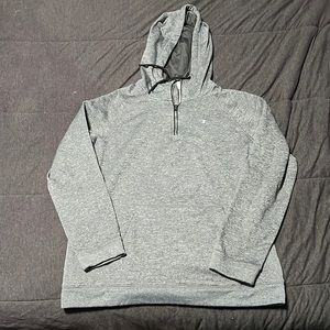 Medium Champion gray quarter zip hoodie